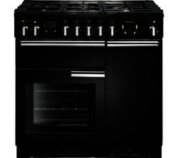 RANGEMASTER  Professional 90 Gas Range Cooker - Black & Chrome
